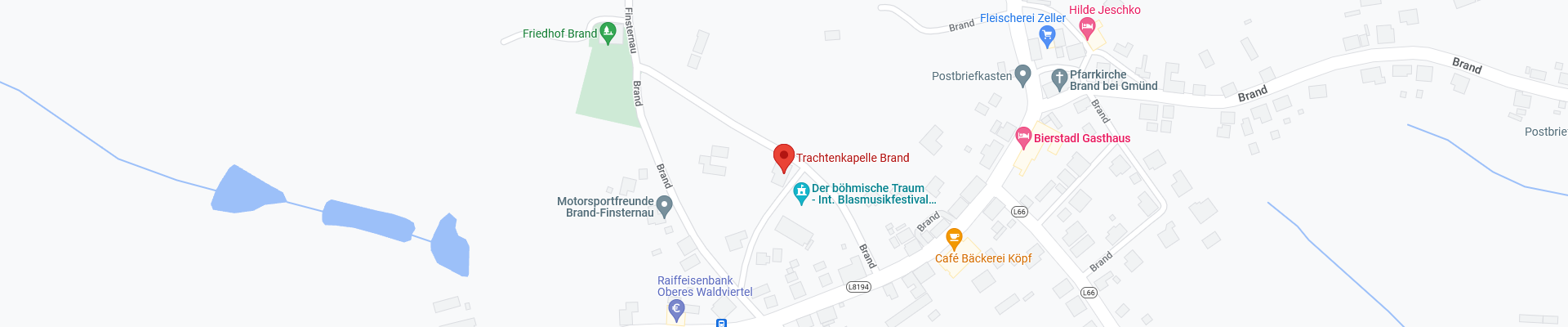 Lageplan von Trachtenverein Brand